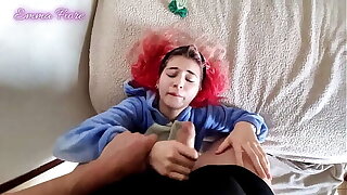 I make my Sister suck my cock and then I Fuck her Ass - Emma Fiore
